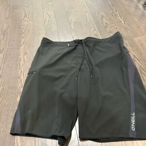 O'Neill Men's Charcoal Swim Board Shorts